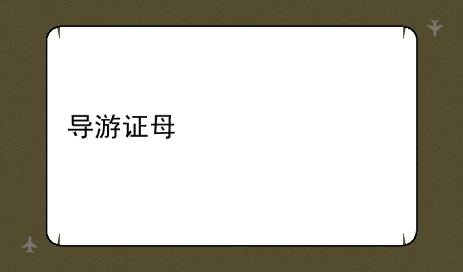 导游证每年考几次