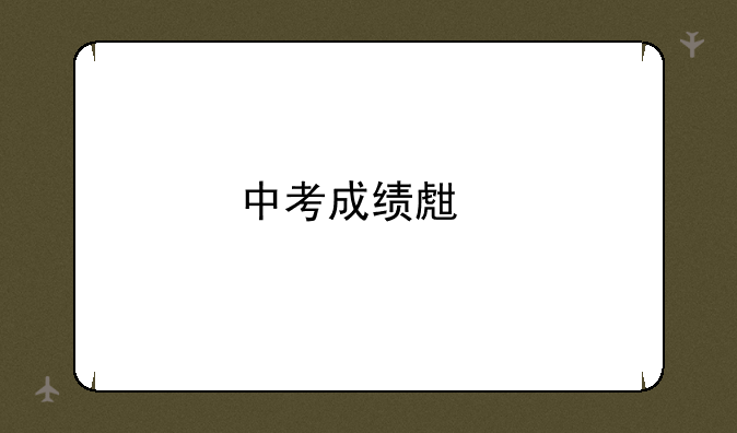 中考成绩生物地理怎么查询？