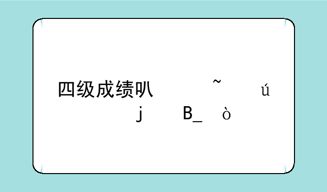 四级成绩可以查往年的吗？
